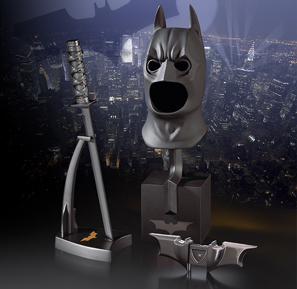 Batman Cowl, Sword and clock