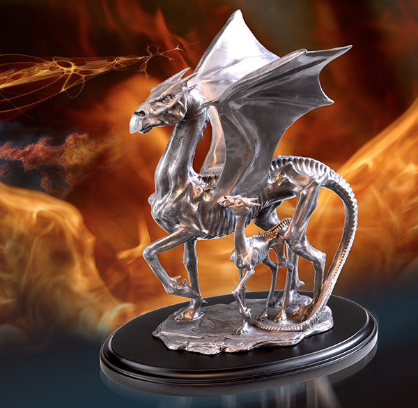 Harry Potter dragons statue