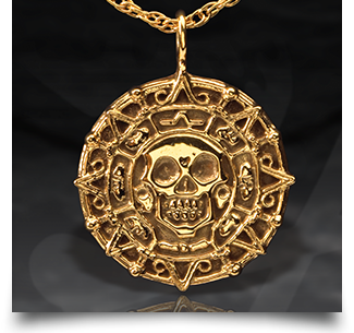 Pirates of the Carribean Pirates Gold Neclace